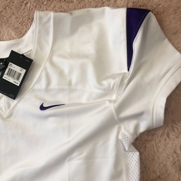 Nike Vapor Pro Football white purple jersey - Picture 3 of 6